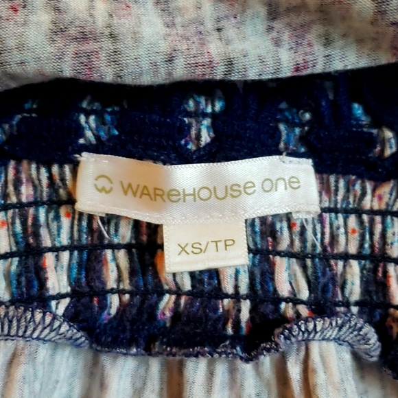 Cute Tank Top, fun Colours, detailed back, size XS, Warehouse One - Picture 4 of 5